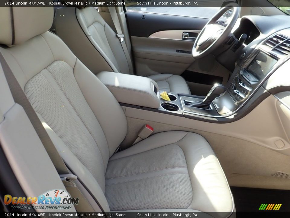 Front Seat of 2014 Lincoln MKX AWD Photo #11