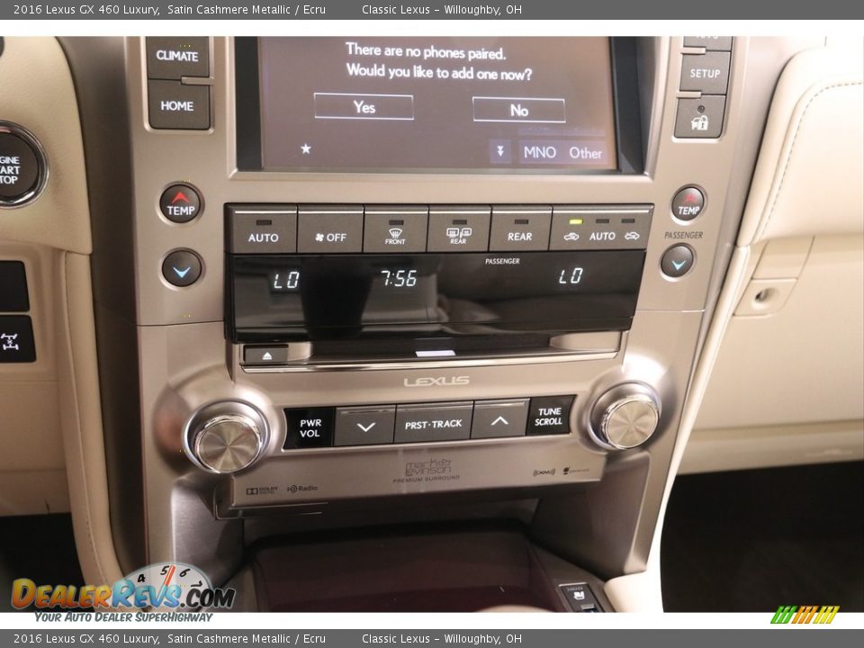 Controls of 2016 Lexus GX 460 Luxury Photo #12