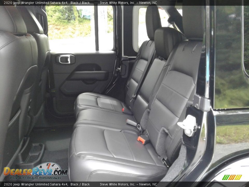 Rear Seat of 2020 Jeep Wrangler Unlimited Sahara 4x4 Photo #13