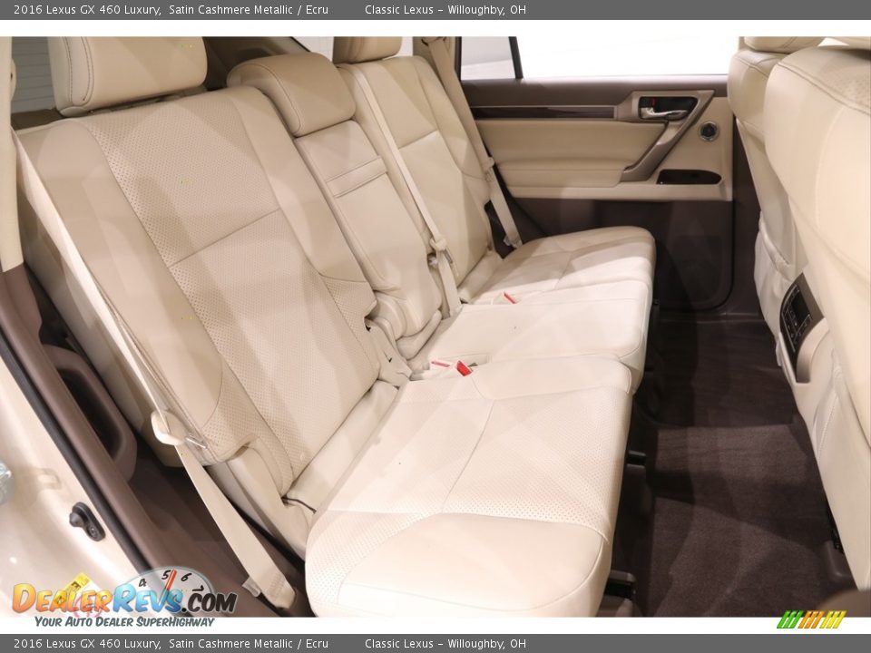 Rear Seat of 2016 Lexus GX 460 Luxury Photo #18