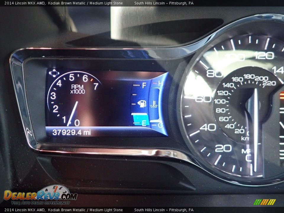 2014 Lincoln MKX AWD Gauges Photo #24