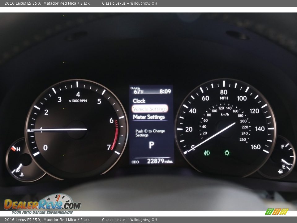2016 Lexus ES 350 Gauges Photo #8