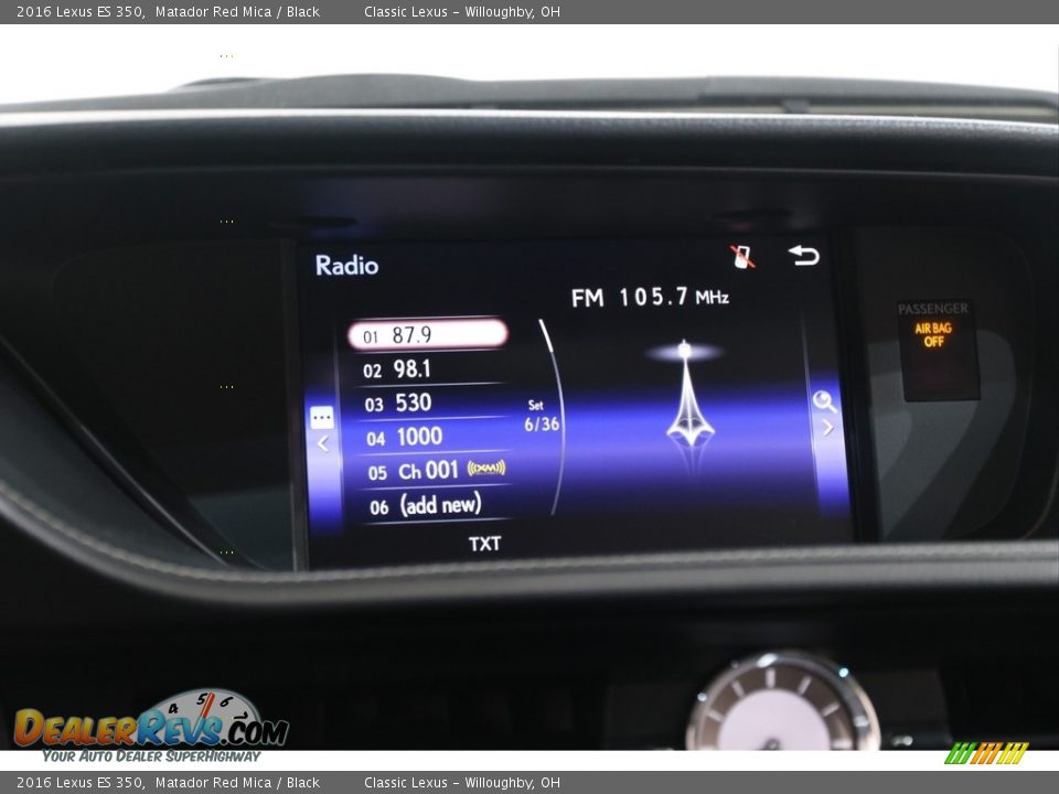 Audio System of 2016 Lexus ES 350 Photo #10