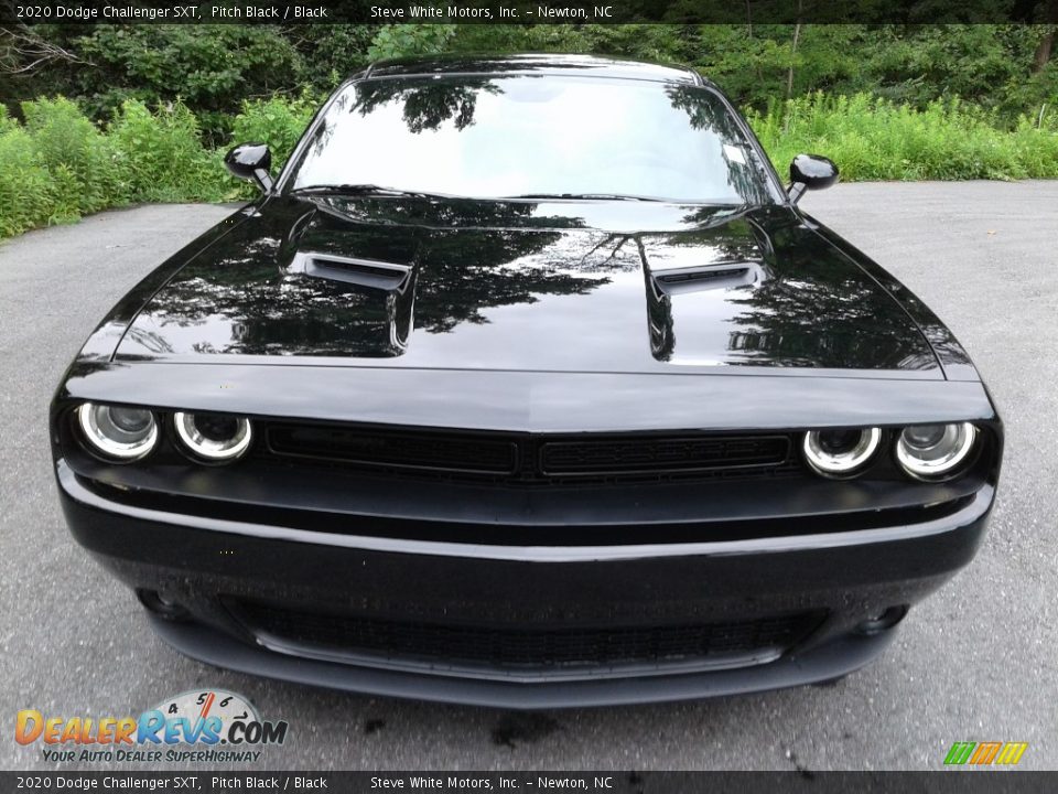 2020 Dodge Challenger SXT Pitch Black / Black Photo #3