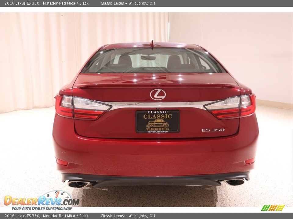 2016 Lexus ES 350 Matador Red Mica / Black Photo #17