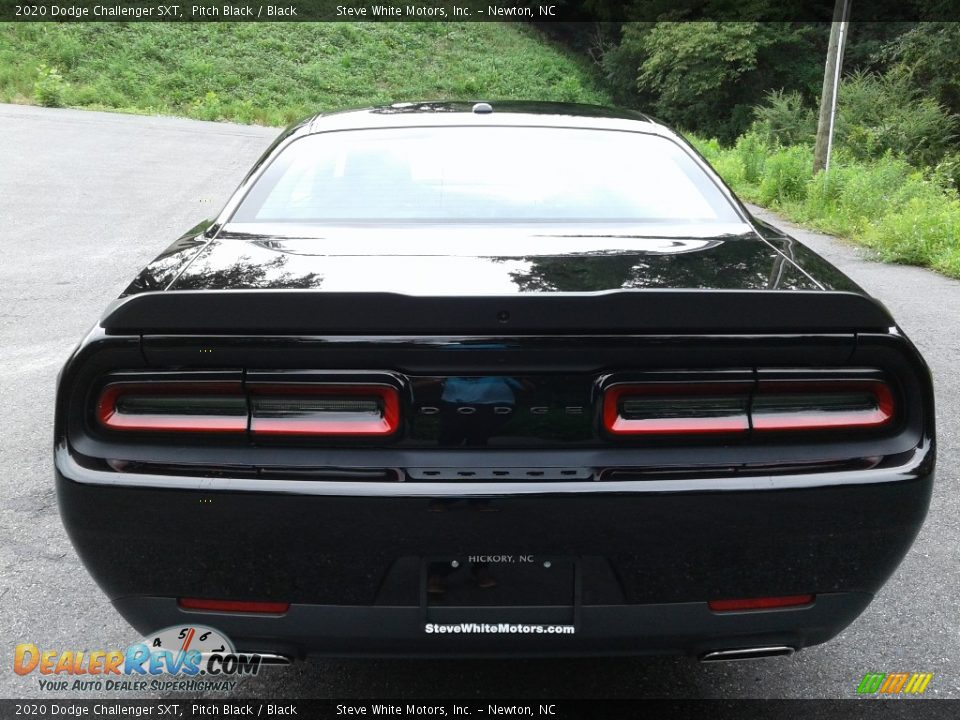 2020 Dodge Challenger SXT Pitch Black / Black Photo #6