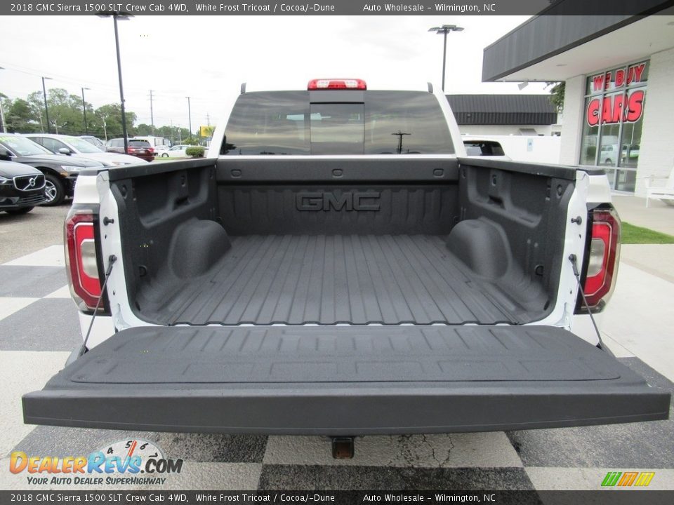 2018 GMC Sierra 1500 SLT Crew Cab 4WD White Frost Tricoat / Cocoa/­Dune Photo #5
