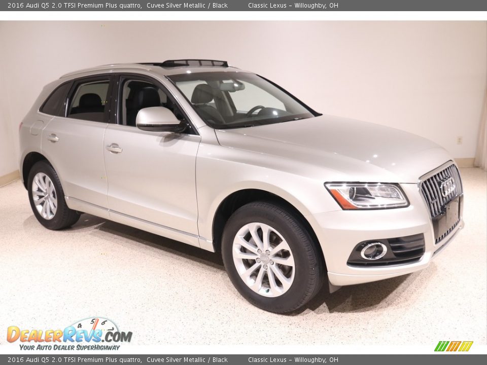 2016 Audi Q5 2.0 TFSI Premium Plus quattro Cuvee Silver Metallic / Black Photo #1