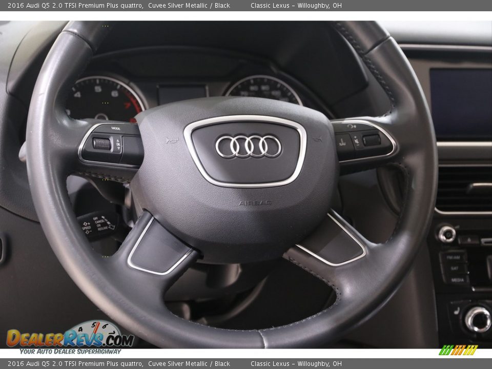 2016 Audi Q5 2.0 TFSI Premium Plus quattro Cuvee Silver Metallic / Black Photo #7