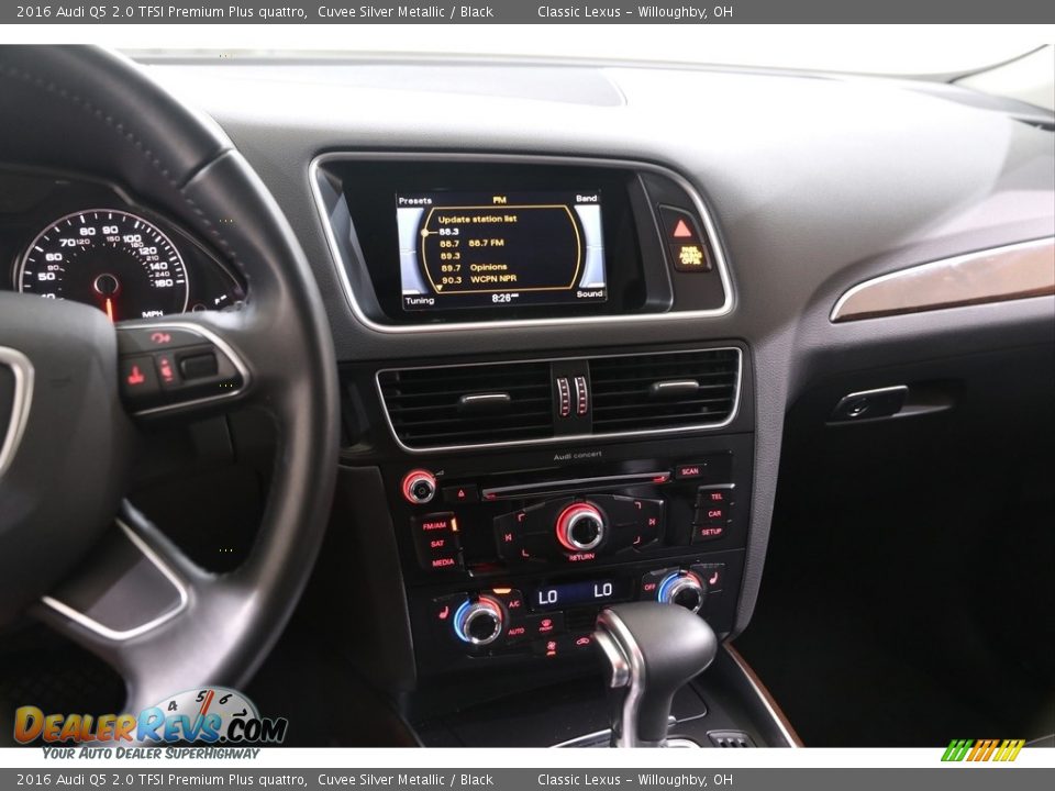 2016 Audi Q5 2.0 TFSI Premium Plus quattro Cuvee Silver Metallic / Black Photo #9