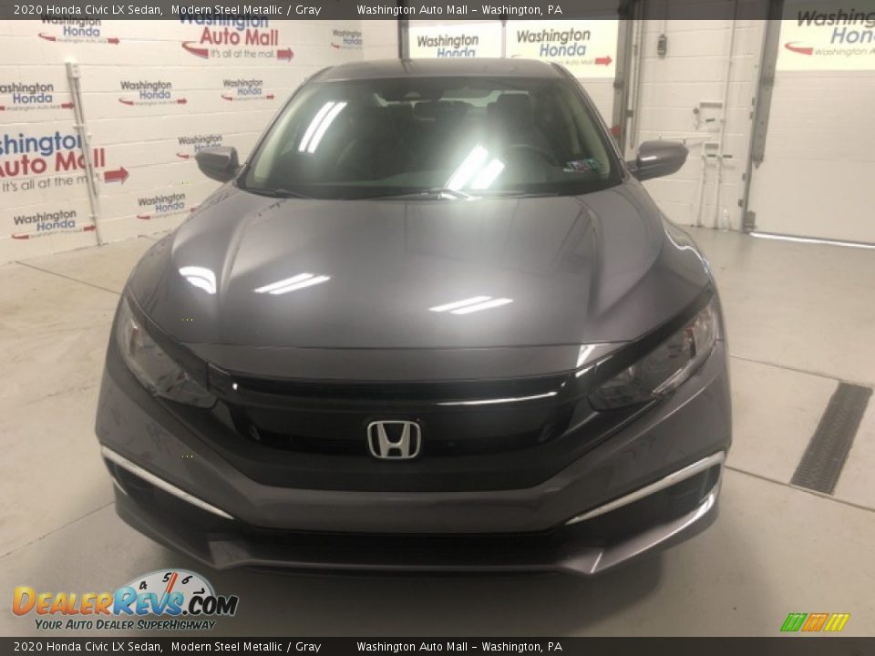 2020 Honda Civic LX Sedan Modern Steel Metallic / Gray Photo #5