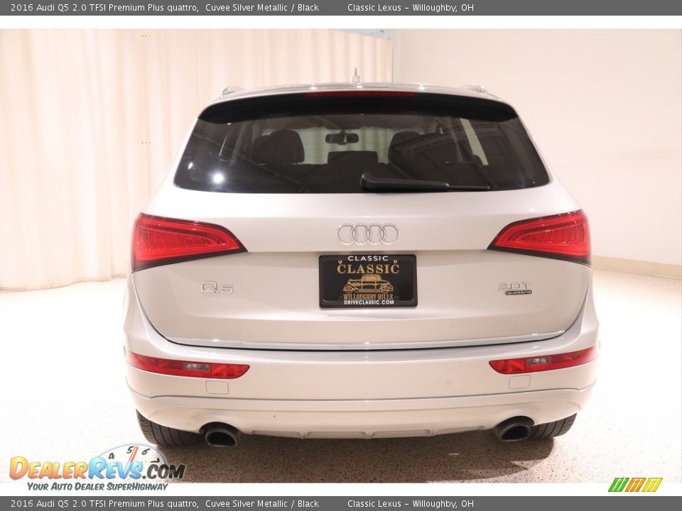 2016 Audi Q5 2.0 TFSI Premium Plus quattro Cuvee Silver Metallic / Black Photo #17