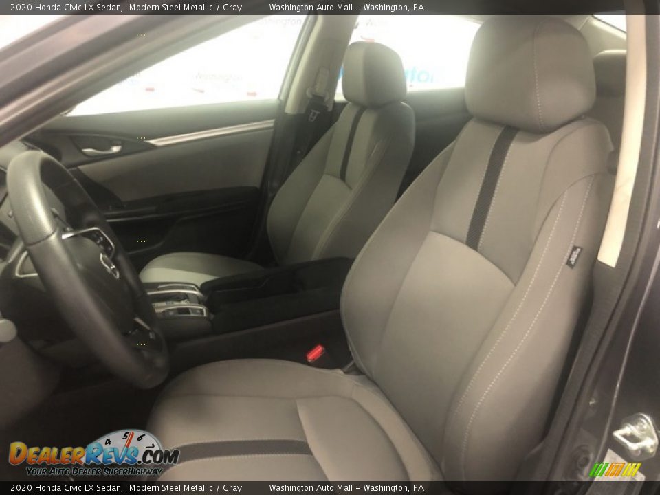 2020 Honda Civic LX Sedan Modern Steel Metallic / Gray Photo #6