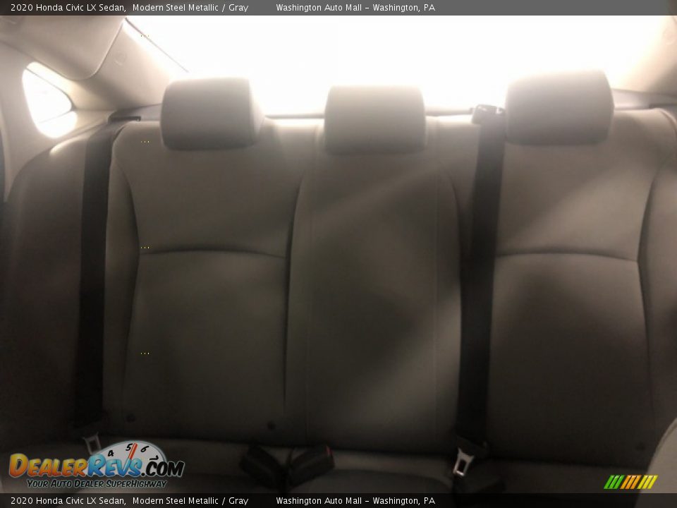 2020 Honda Civic LX Sedan Modern Steel Metallic / Gray Photo #7