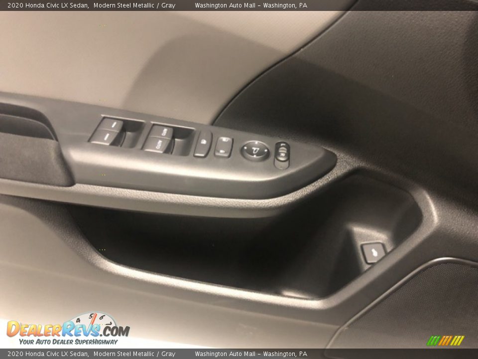 2020 Honda Civic LX Sedan Modern Steel Metallic / Gray Photo #11