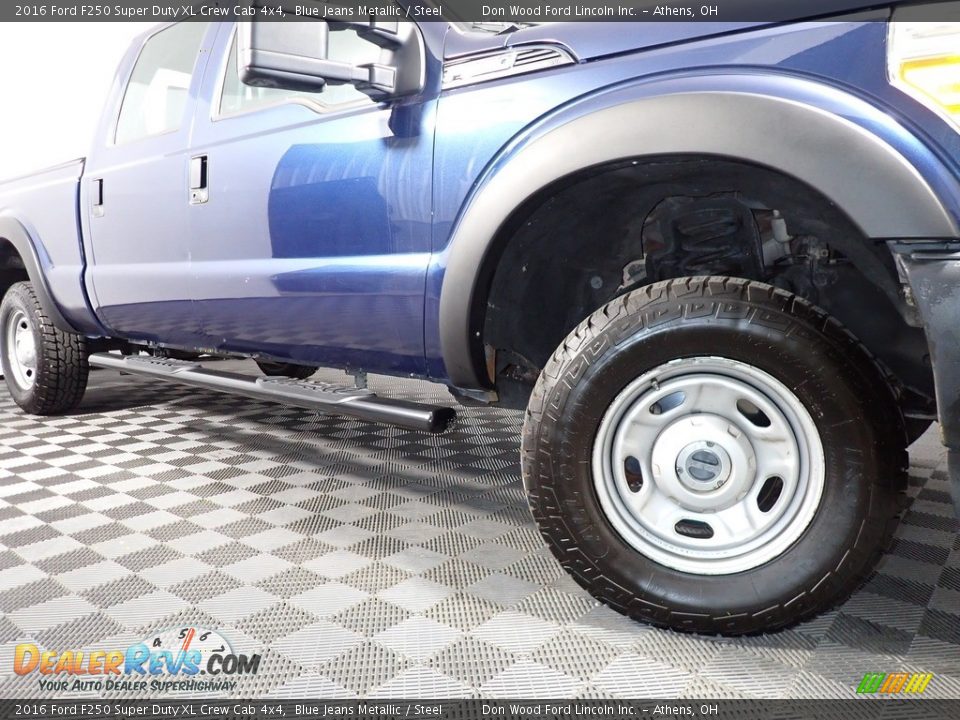 2016 Ford F250 Super Duty XL Crew Cab 4x4 Blue Jeans Metallic / Steel Photo #3