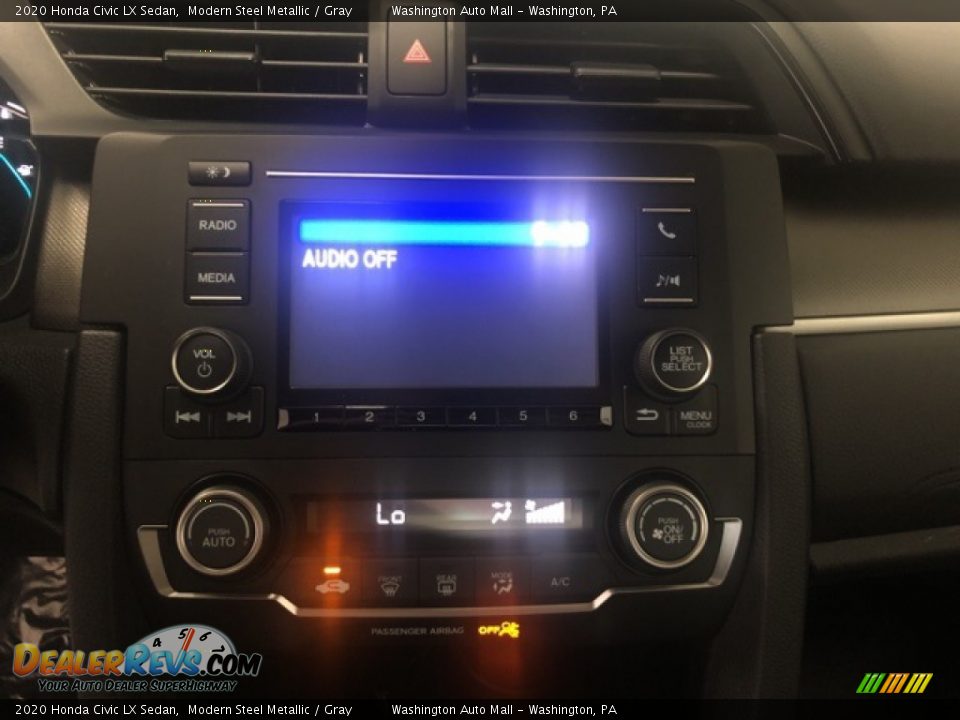 2020 Honda Civic LX Sedan Modern Steel Metallic / Gray Photo #16