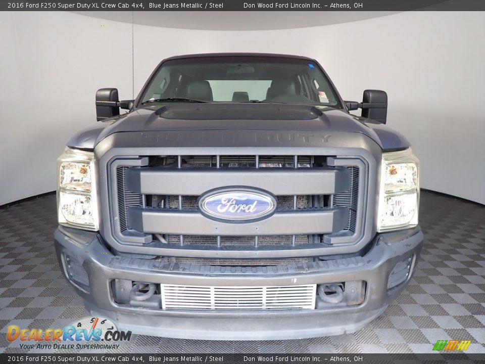 2016 Ford F250 Super Duty XL Crew Cab 4x4 Blue Jeans Metallic / Steel Photo #4