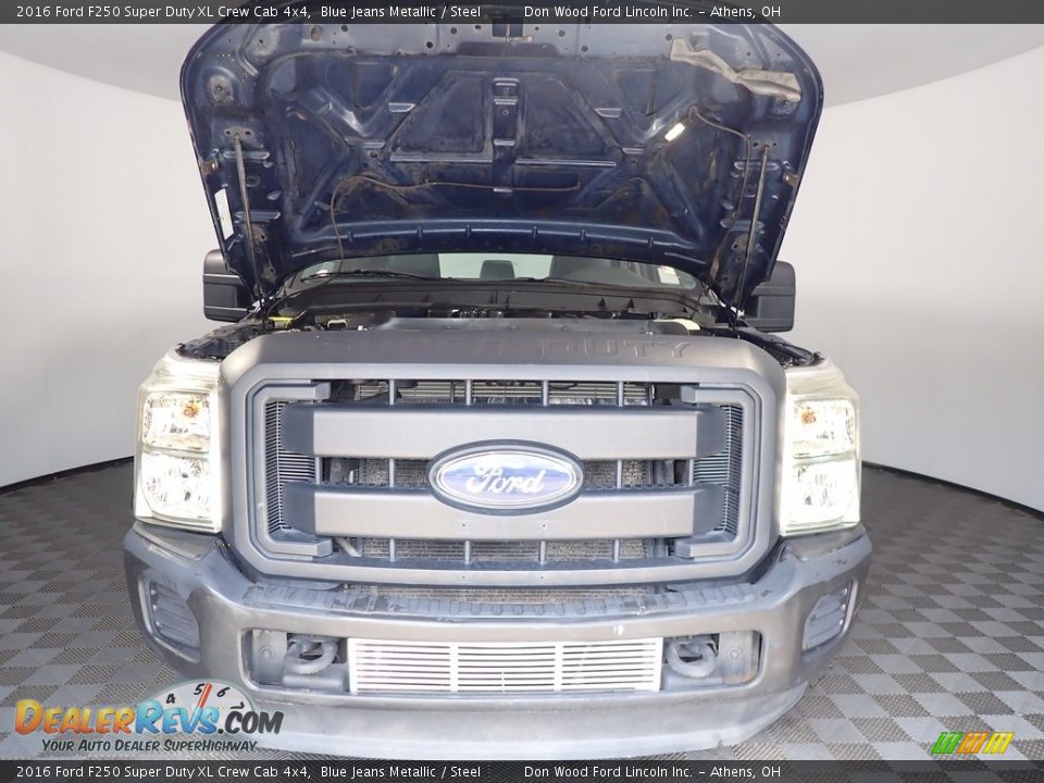 2016 Ford F250 Super Duty XL Crew Cab 4x4 Blue Jeans Metallic / Steel Photo #5