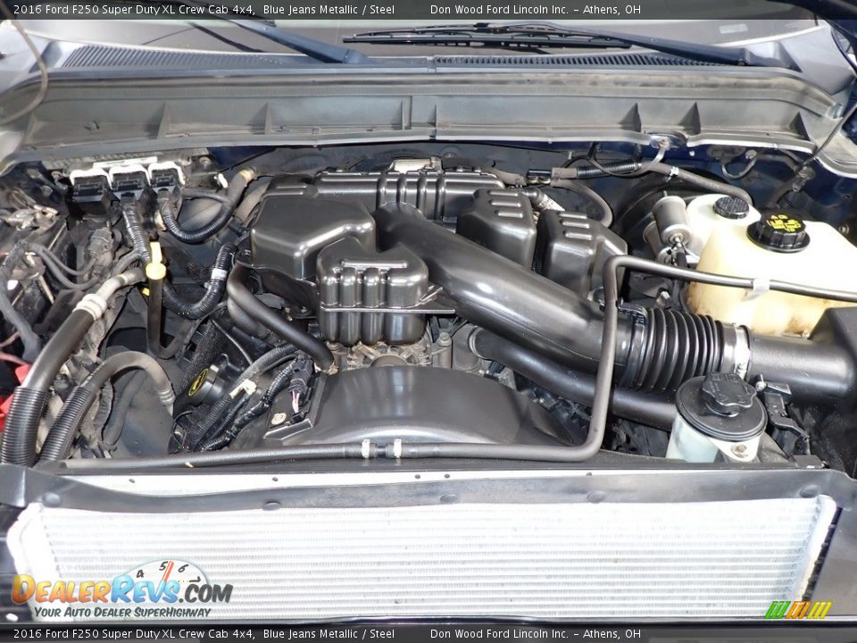 2016 Ford F250 Super Duty XL Crew Cab 4x4 Blue Jeans Metallic / Steel Photo #6