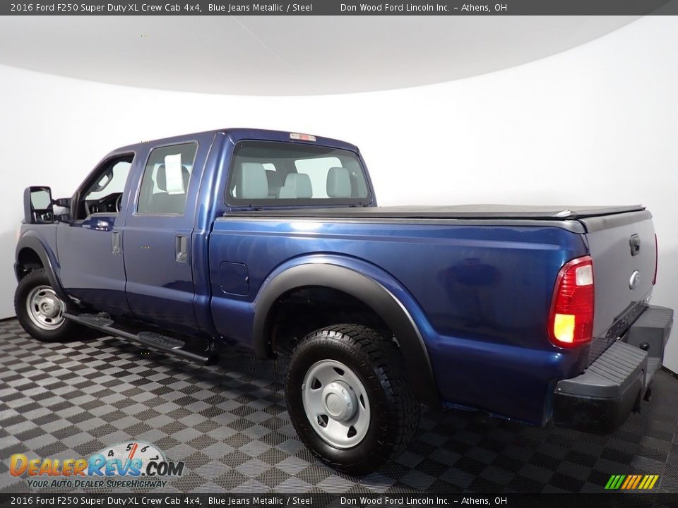 2016 Ford F250 Super Duty XL Crew Cab 4x4 Blue Jeans Metallic / Steel Photo #9