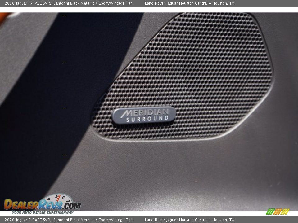 2020 Jaguar F-PACE SVR Santorini Black Metallic / Ebony/Vintage Tan Photo #12