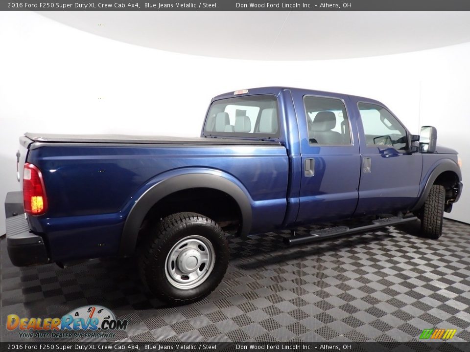 2016 Ford F250 Super Duty XL Crew Cab 4x4 Blue Jeans Metallic / Steel Photo #13