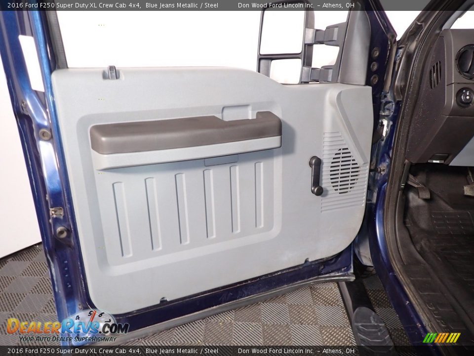 2016 Ford F250 Super Duty XL Crew Cab 4x4 Blue Jeans Metallic / Steel Photo #15