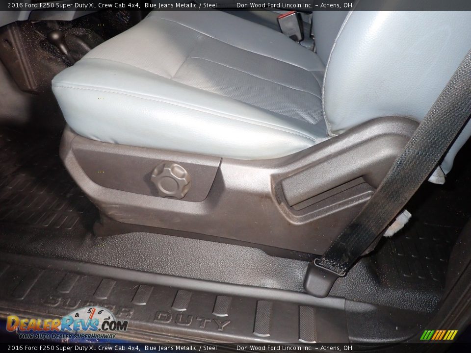 2016 Ford F250 Super Duty XL Crew Cab 4x4 Blue Jeans Metallic / Steel Photo #16