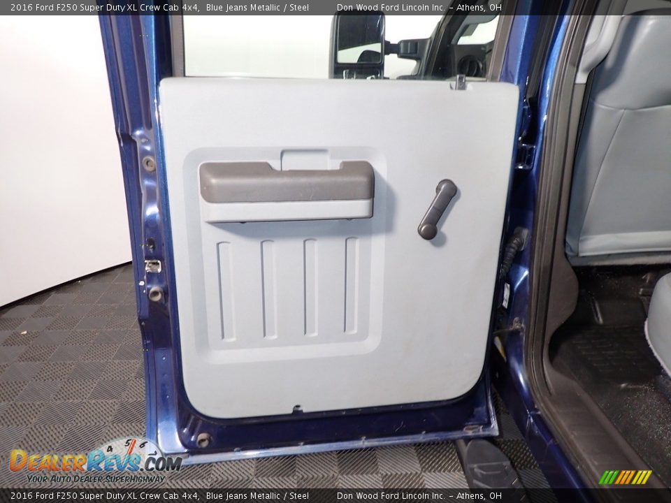 2016 Ford F250 Super Duty XL Crew Cab 4x4 Blue Jeans Metallic / Steel Photo #19