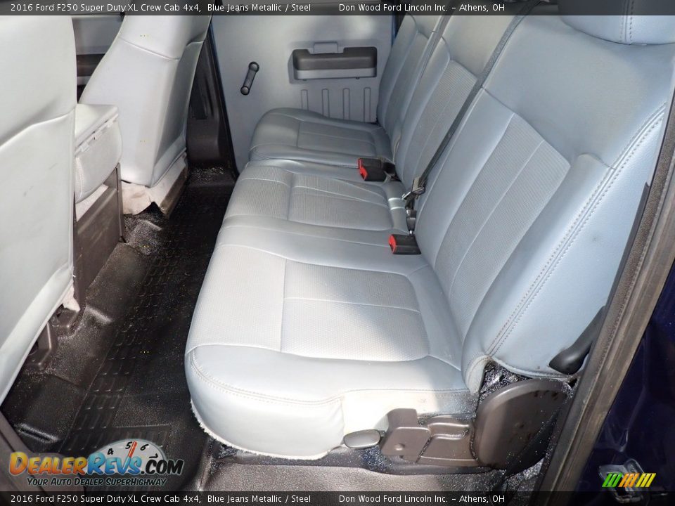 2016 Ford F250 Super Duty XL Crew Cab 4x4 Blue Jeans Metallic / Steel Photo #20