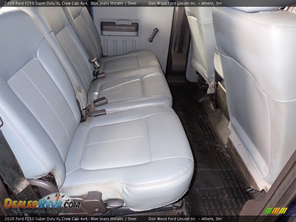 2016 Ford F250 Super Duty XL Crew Cab 4x4 Blue Jeans Metallic / Steel Photo #22