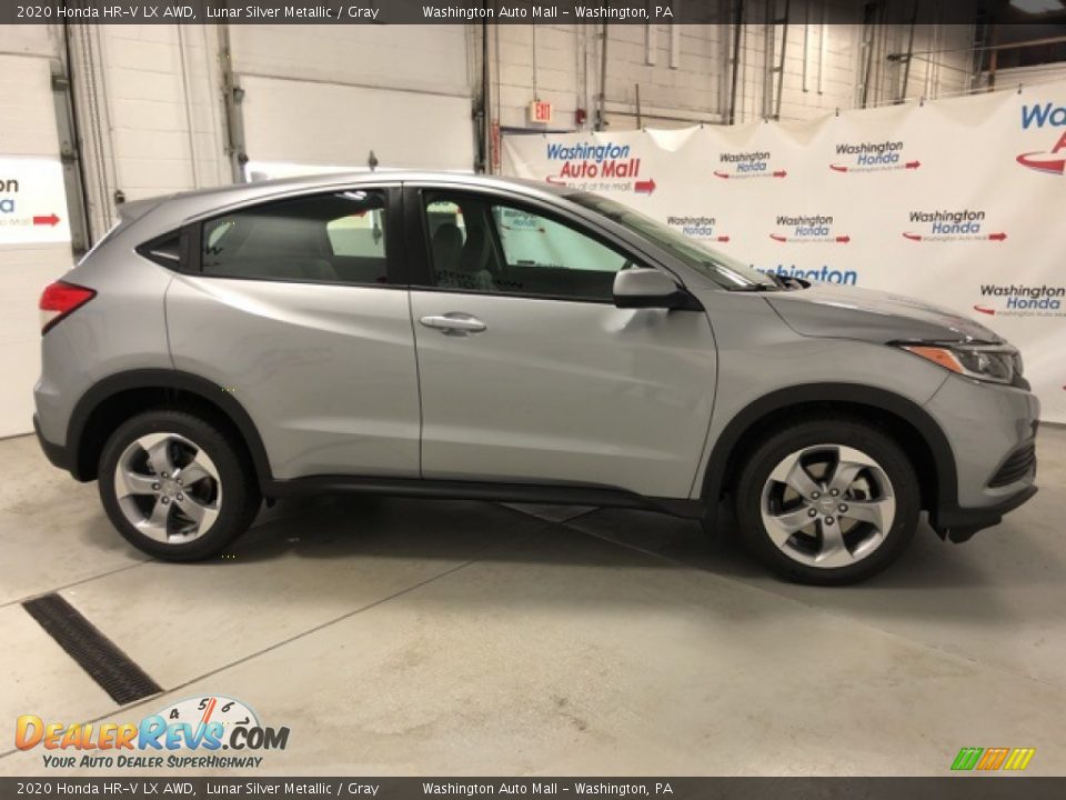 2020 Honda HR-V LX AWD Lunar Silver Metallic / Gray Photo #4