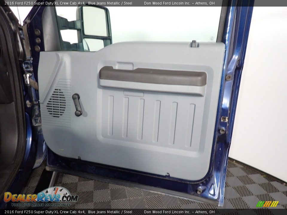 2016 Ford F250 Super Duty XL Crew Cab 4x4 Blue Jeans Metallic / Steel Photo #23