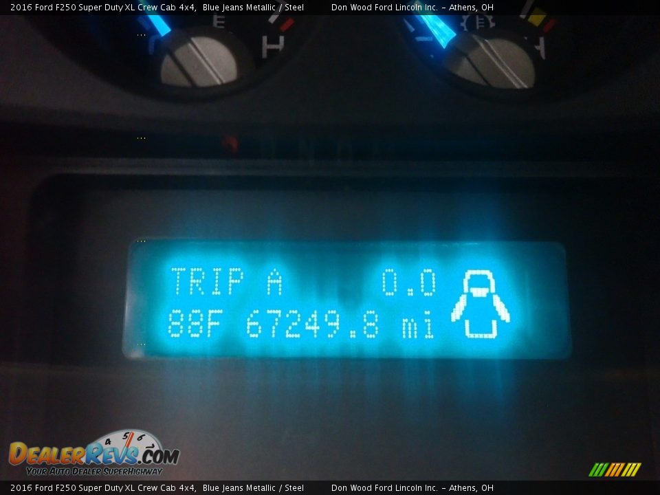 2016 Ford F250 Super Duty XL Crew Cab 4x4 Blue Jeans Metallic / Steel Photo #27