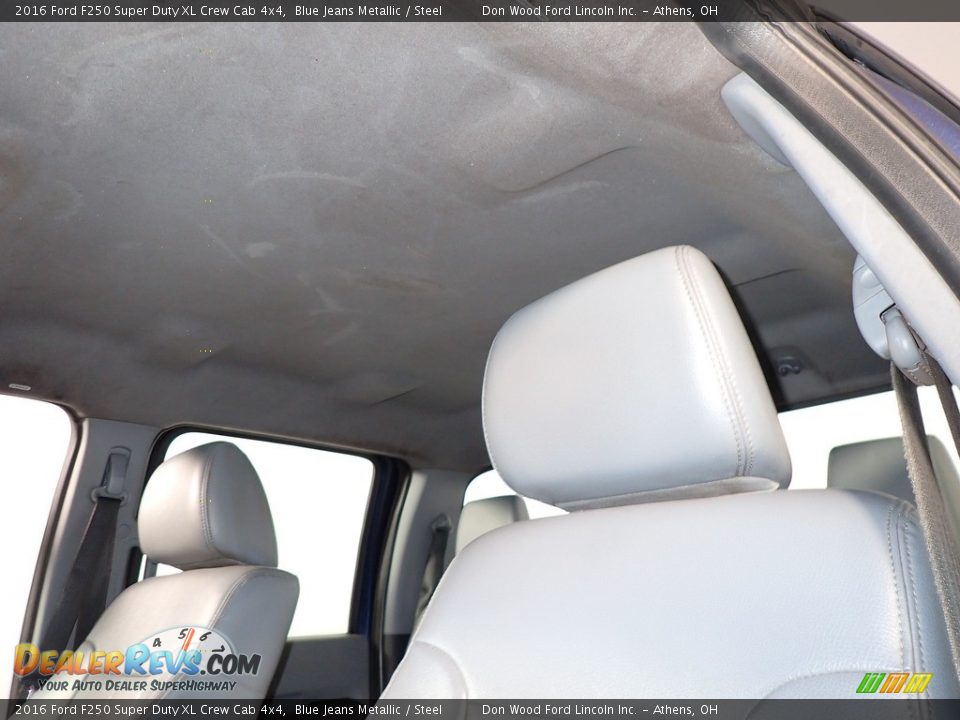 2016 Ford F250 Super Duty XL Crew Cab 4x4 Blue Jeans Metallic / Steel Photo #30