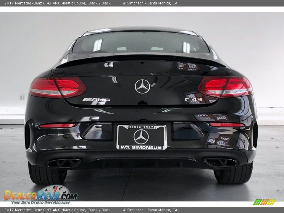 2017 Mercedes-Benz C 43 AMG 4Matic Coupe Black / Black Photo #3