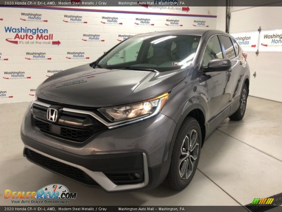 2020 Honda CR-V EX-L AWD Modern Steel Metallic / Gray Photo #1