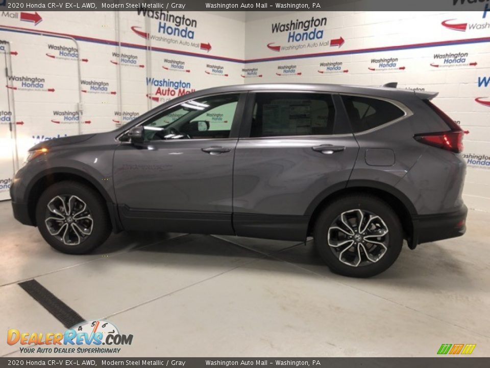2020 Honda CR-V EX-L AWD Modern Steel Metallic / Gray Photo #2