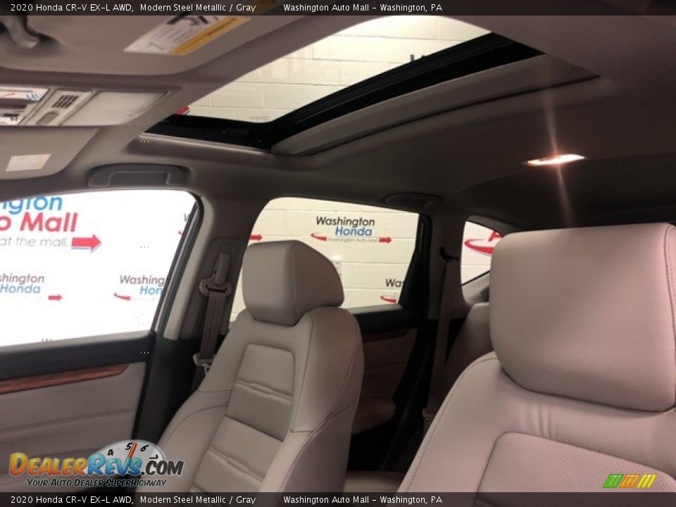 2020 Honda CR-V EX-L AWD Modern Steel Metallic / Gray Photo #8