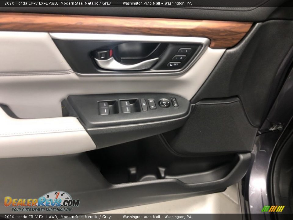 2020 Honda CR-V EX-L AWD Modern Steel Metallic / Gray Photo #9