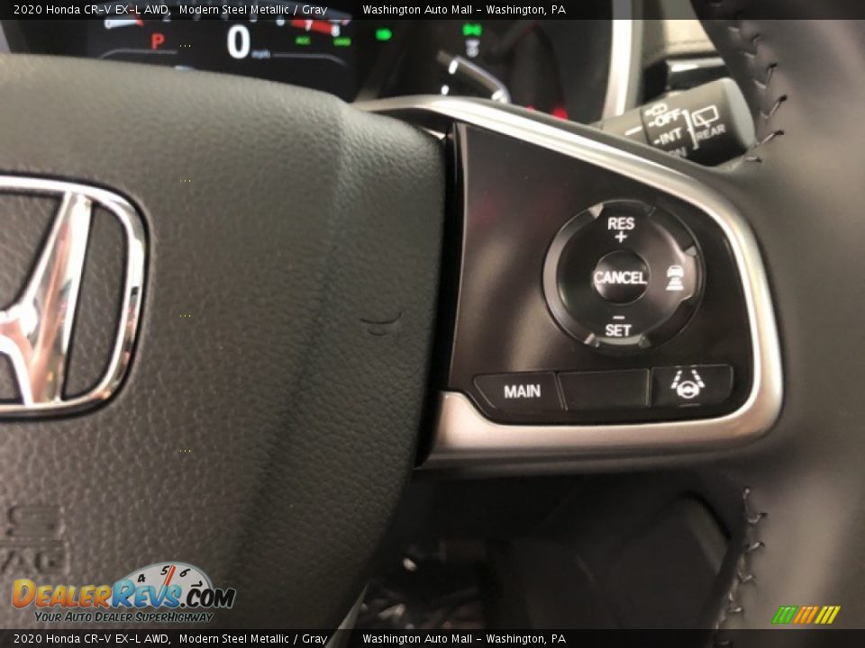 2020 Honda CR-V EX-L AWD Modern Steel Metallic / Gray Photo #13