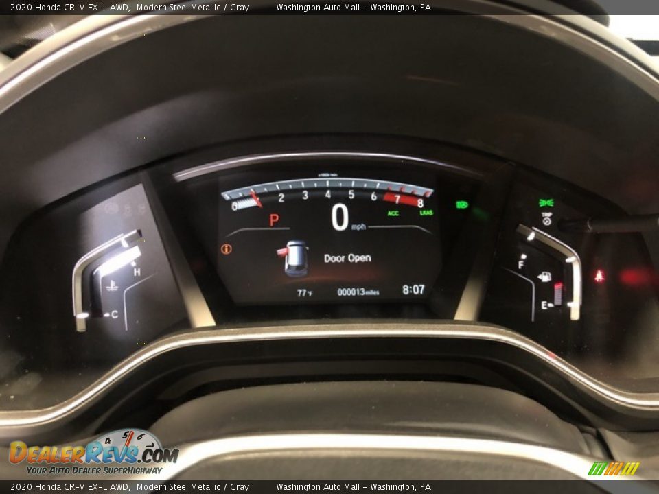 2020 Honda CR-V EX-L AWD Modern Steel Metallic / Gray Photo #14