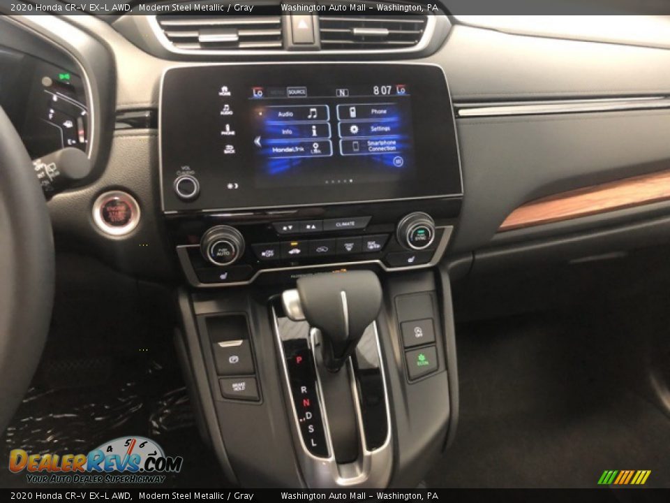 2020 Honda CR-V EX-L AWD Modern Steel Metallic / Gray Photo #15