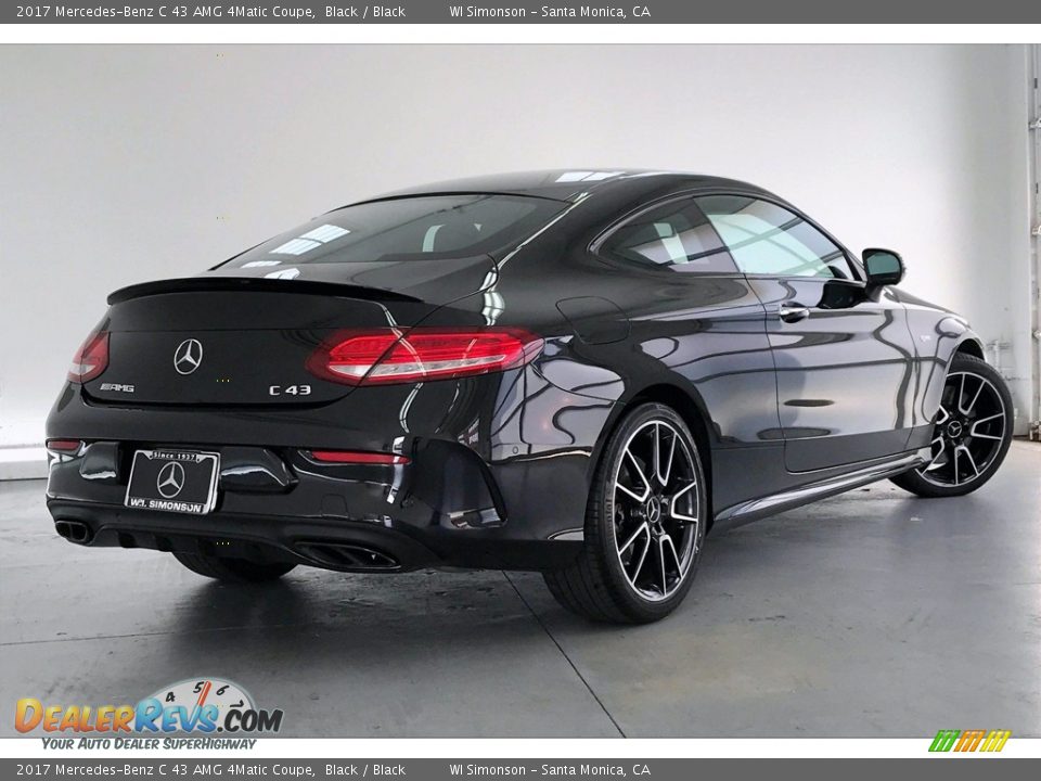 2017 Mercedes-Benz C 43 AMG 4Matic Coupe Black / Black Photo #16