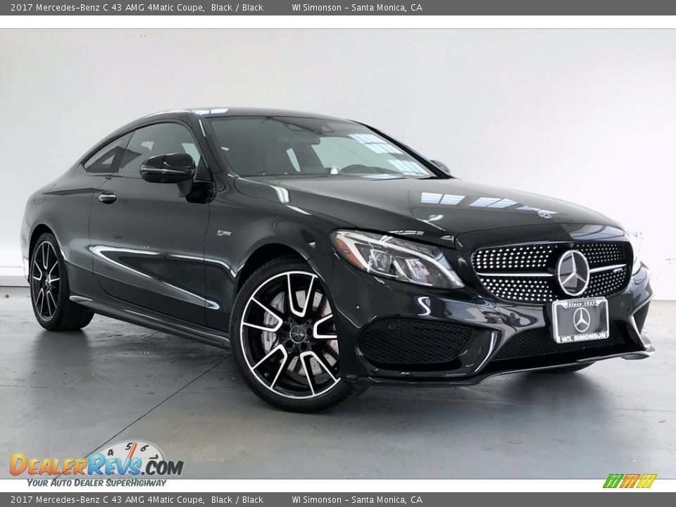 2017 Mercedes-Benz C 43 AMG 4Matic Coupe Black / Black Photo #34