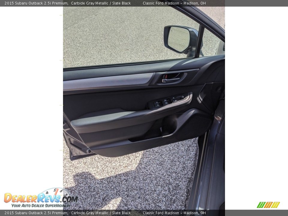 2015 Subaru Outback 2.5i Premium Carbide Gray Metallic / Slate Black Photo #6