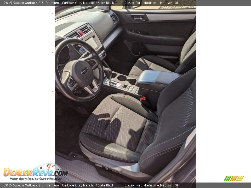 2015 Subaru Outback 2.5i Premium Carbide Gray Metallic / Slate Black Photo #7