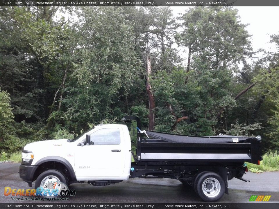 2020 Ram 5500 Tradesman Regular Cab 4x4 Chassis Bright White / Black/Diesel Gray Photo #1
