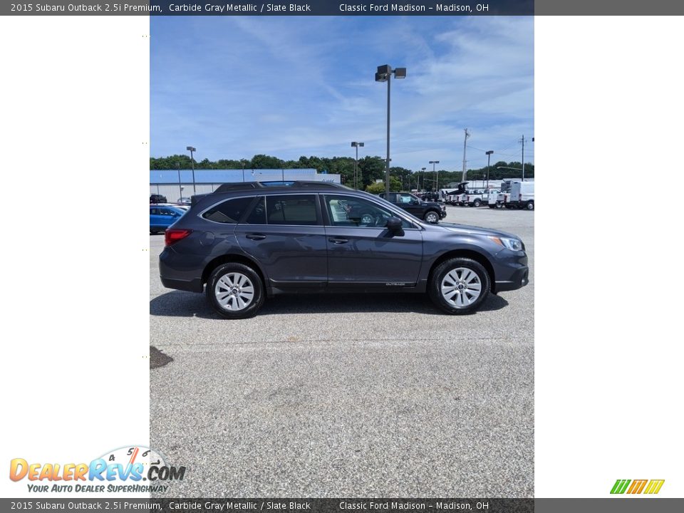 2015 Subaru Outback 2.5i Premium Carbide Gray Metallic / Slate Black Photo #14